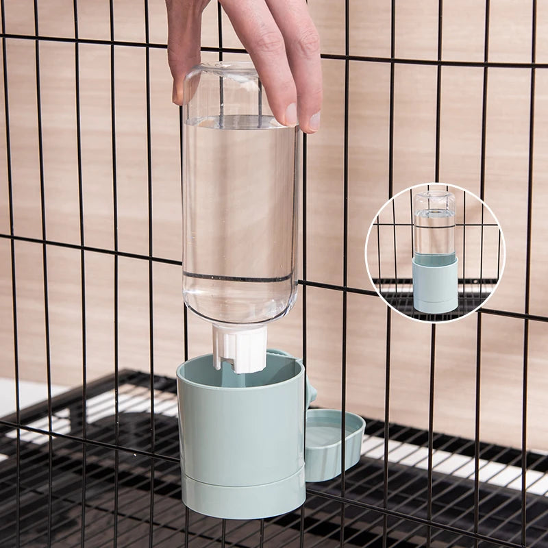 Cage Hanging Bowl Water Bottle