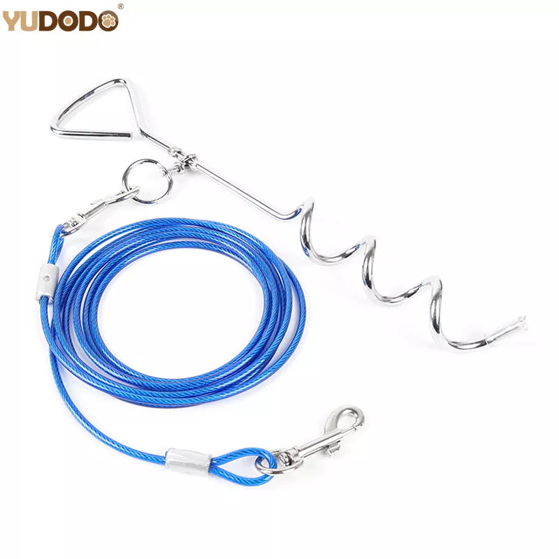 Outdoor Pet Leash With Dog Fixed Pile
