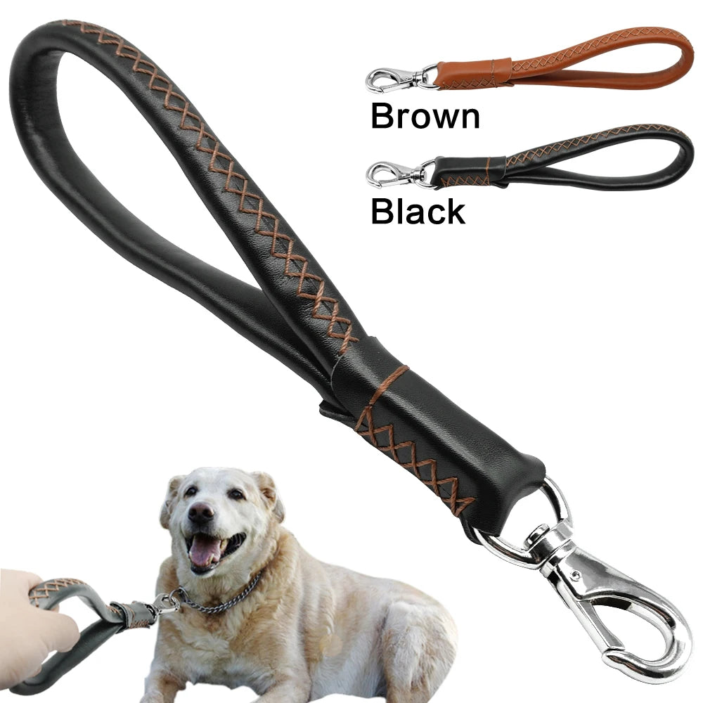 Real Leather Dog Leash