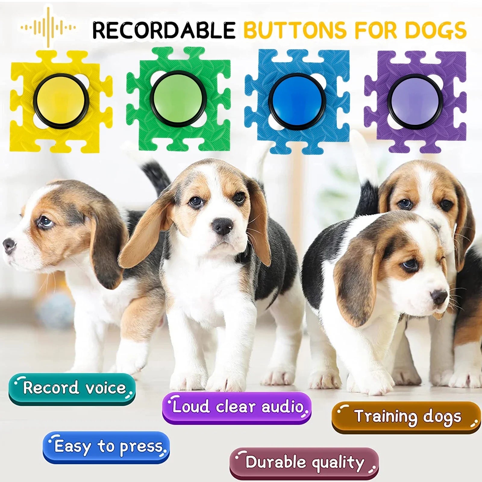  Dog Talking Button Recordable