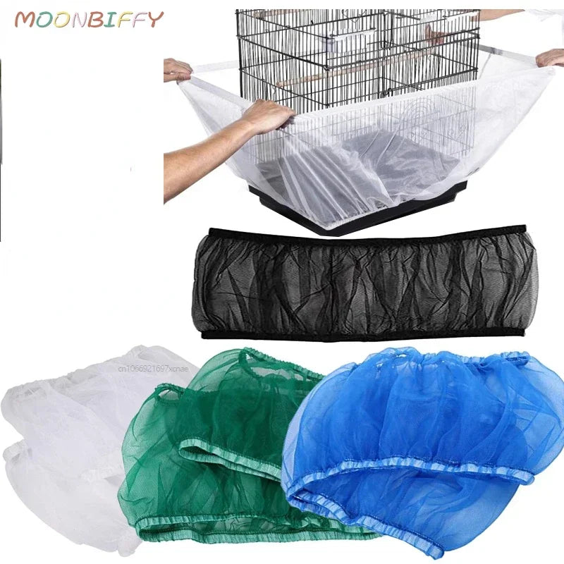 Mesh Bird Cage Cover Shell Skirt Net Easy