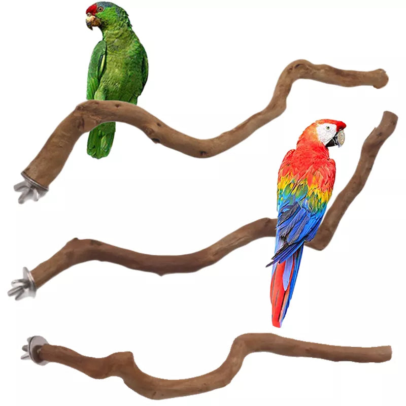 Natural Parrot Perch Bird Stand