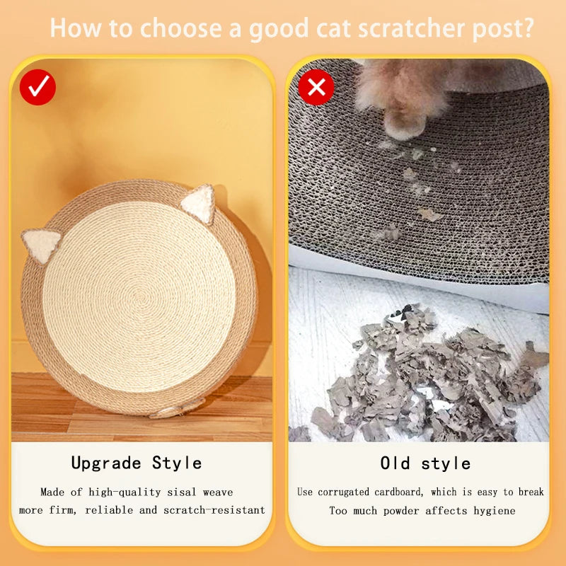 Round Cat Scratcher Pad