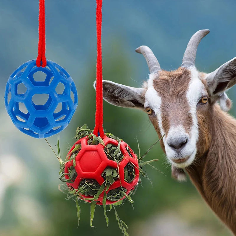 Treat Ball Hay Feeder Toy For Horse, Goat, Sheep