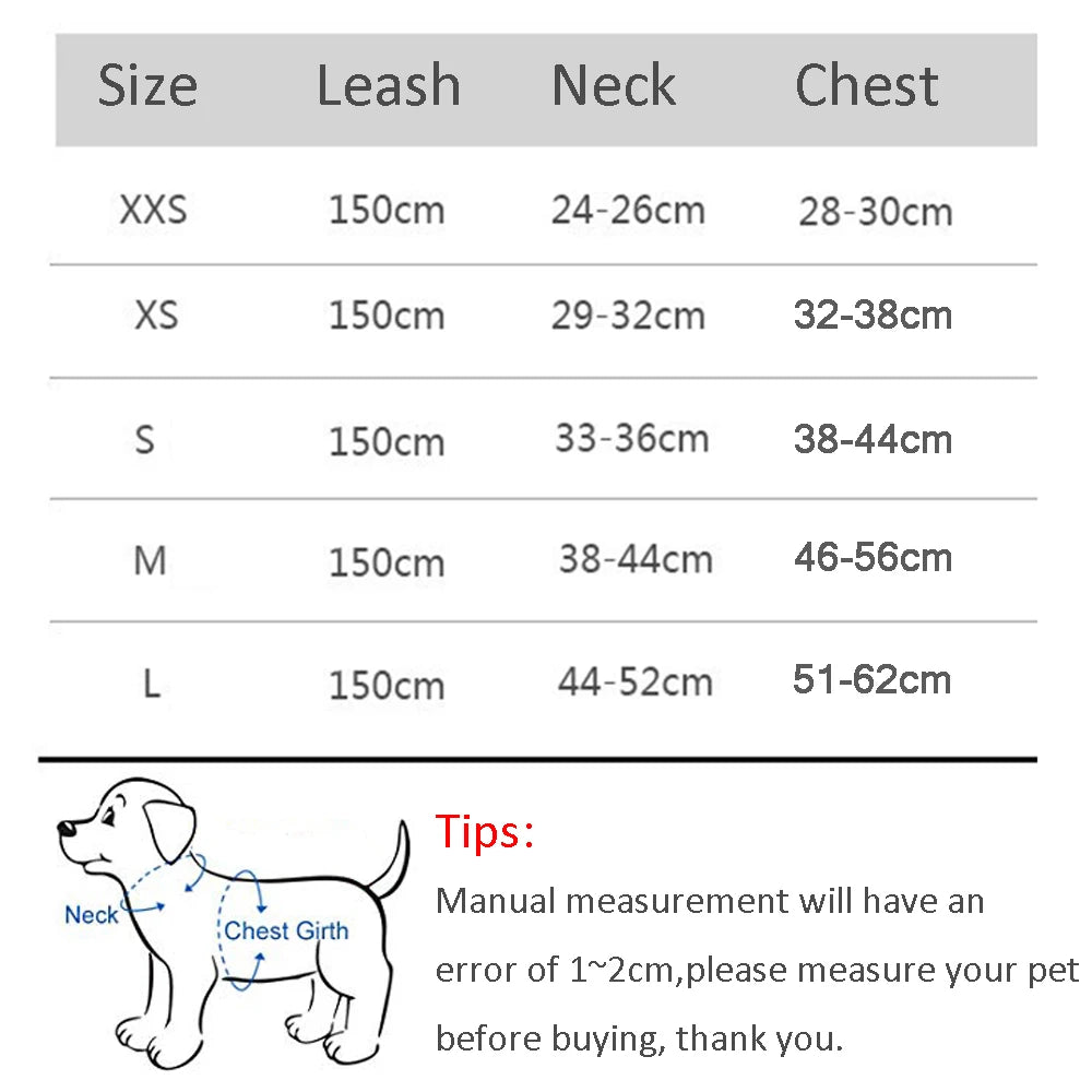 Dogs Adjustable Harness Vest