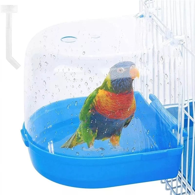 Hanging Bird Bath Cube
