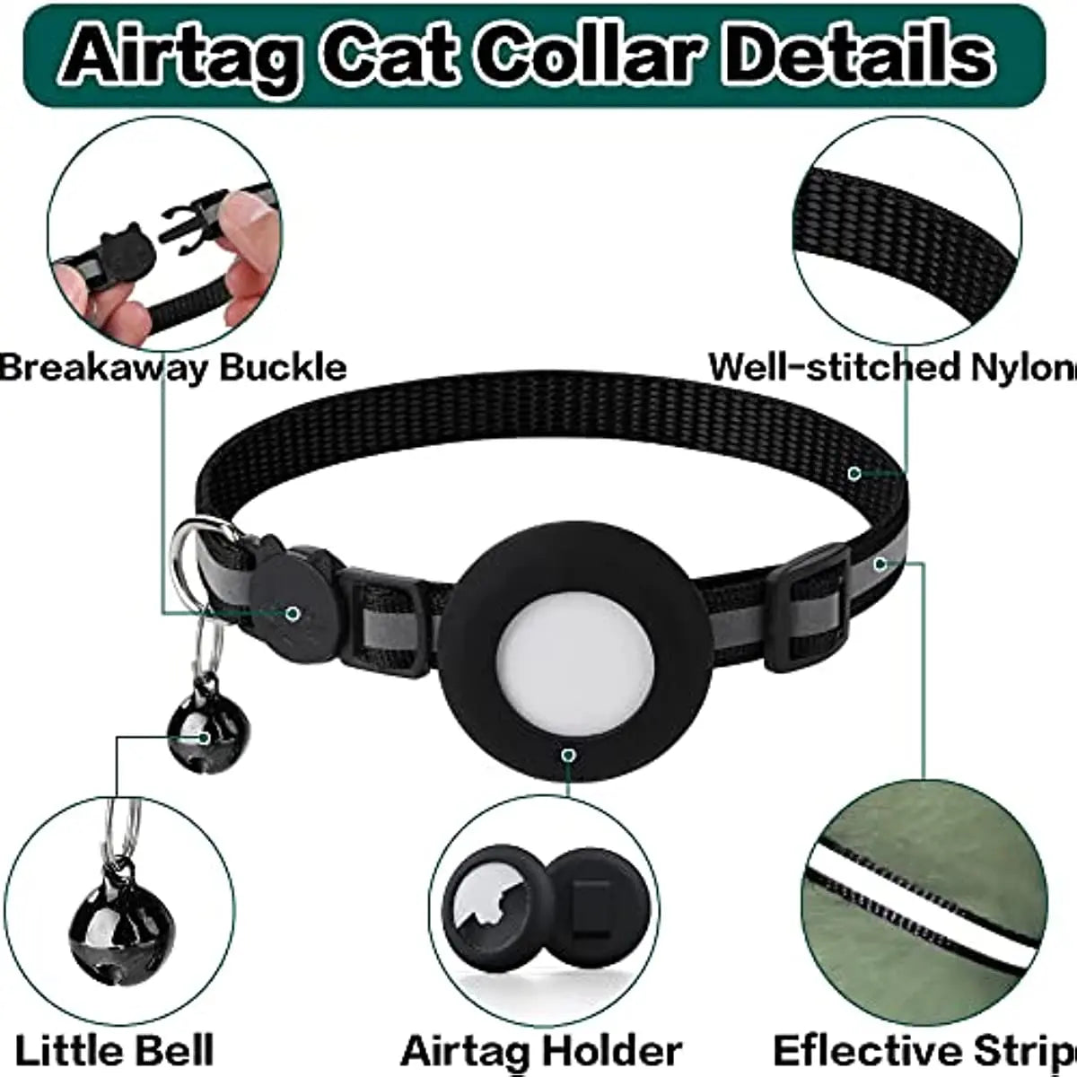 ATUBAN Cat Collar Breakaway