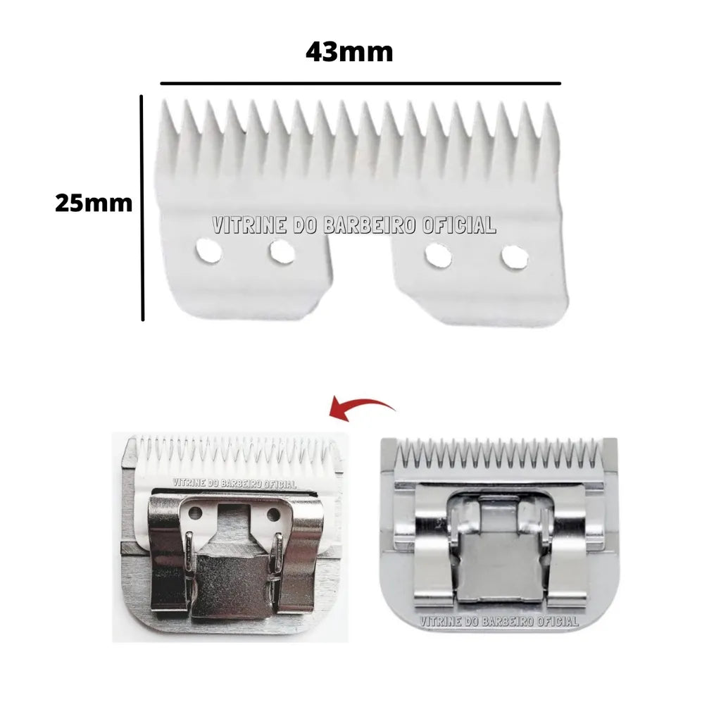 Carbon Coated Steel Pet Clipper Blade