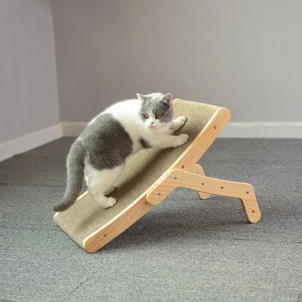 Wooden Cat Scratcher Scraper