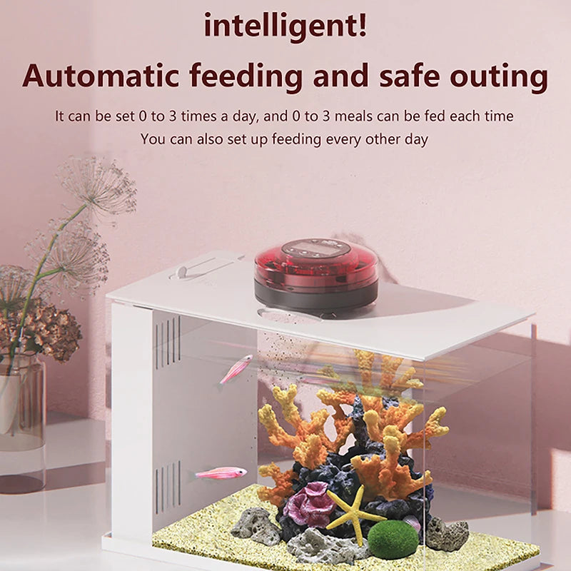 Aquarium Automatic Food Dispenser With Timer