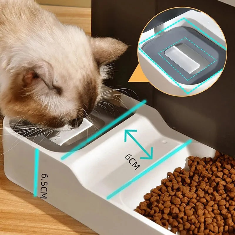 Large Capacity Automatic Cat Food Dispenser