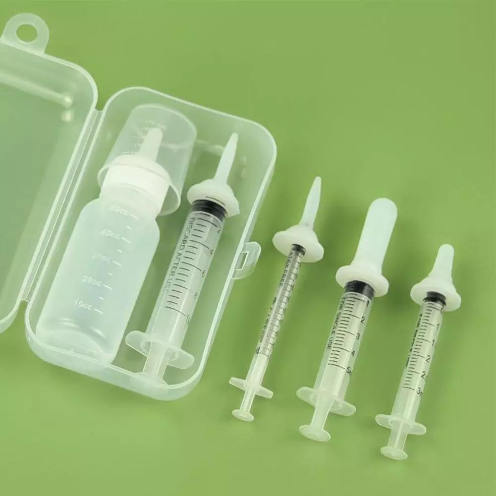 Dispenser Feeding Syringe With Scale For Newborn Pet