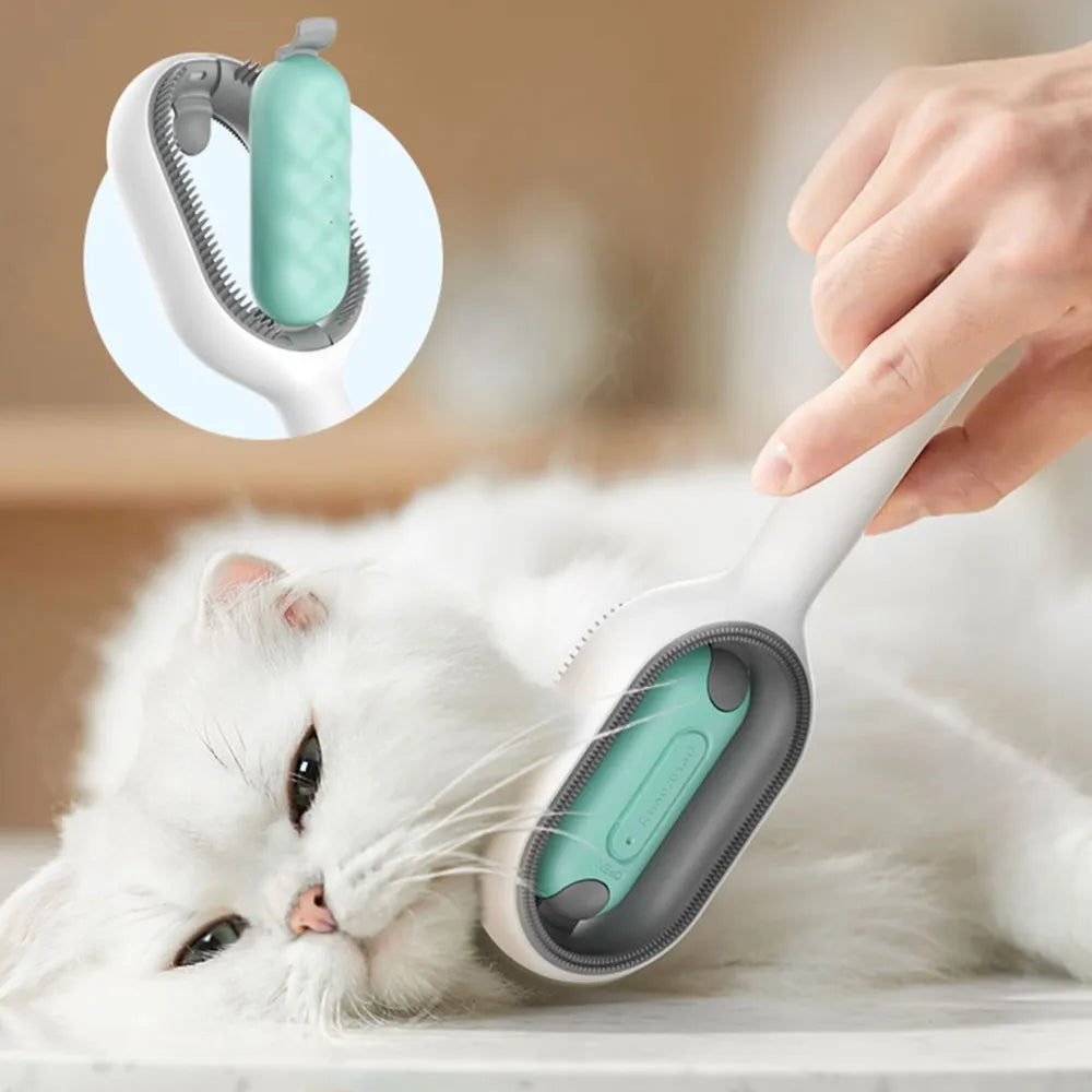 Cat Dog Grooming Comb with Water Tank