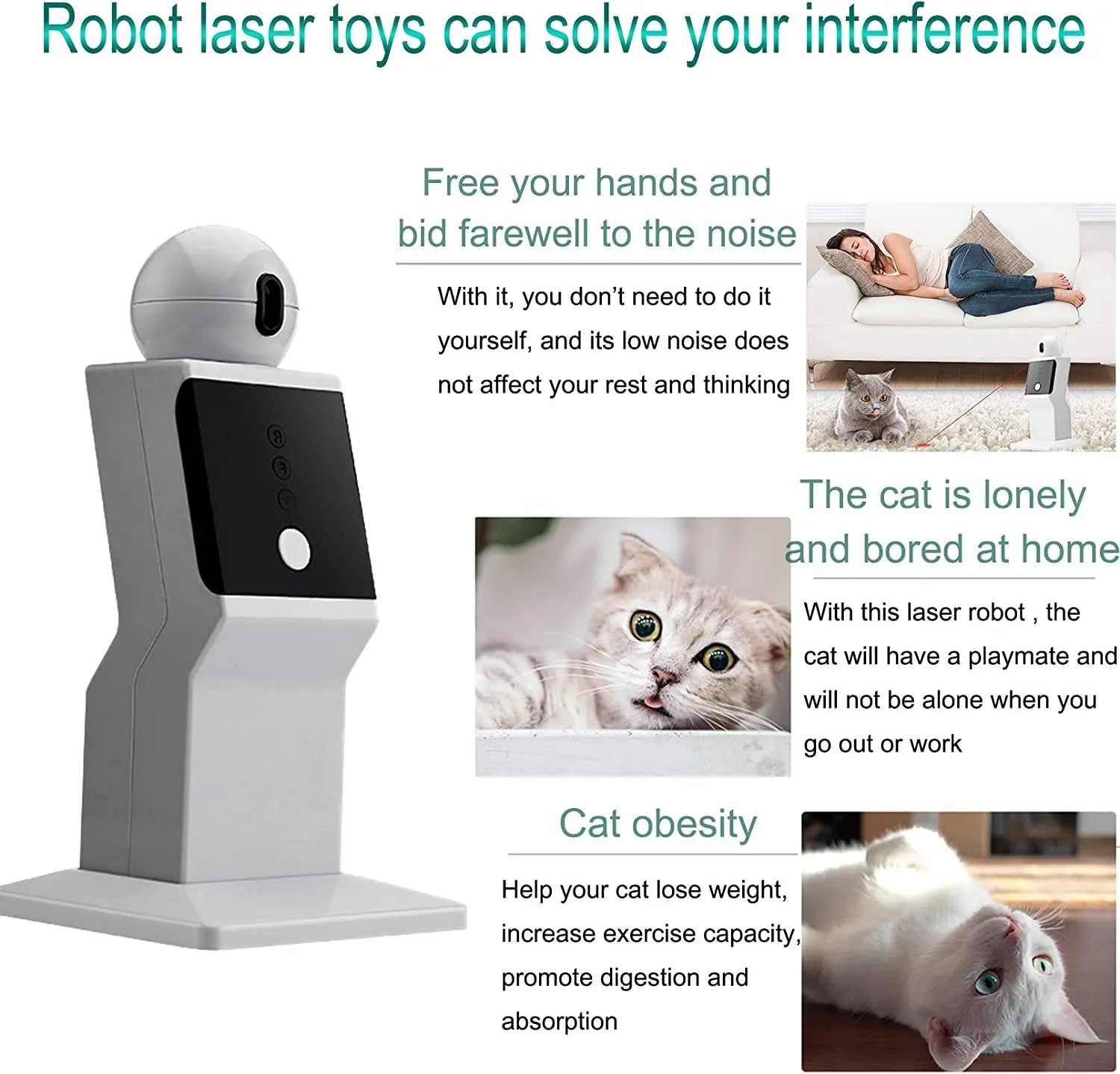 ATUBAN Cat Laser Toy