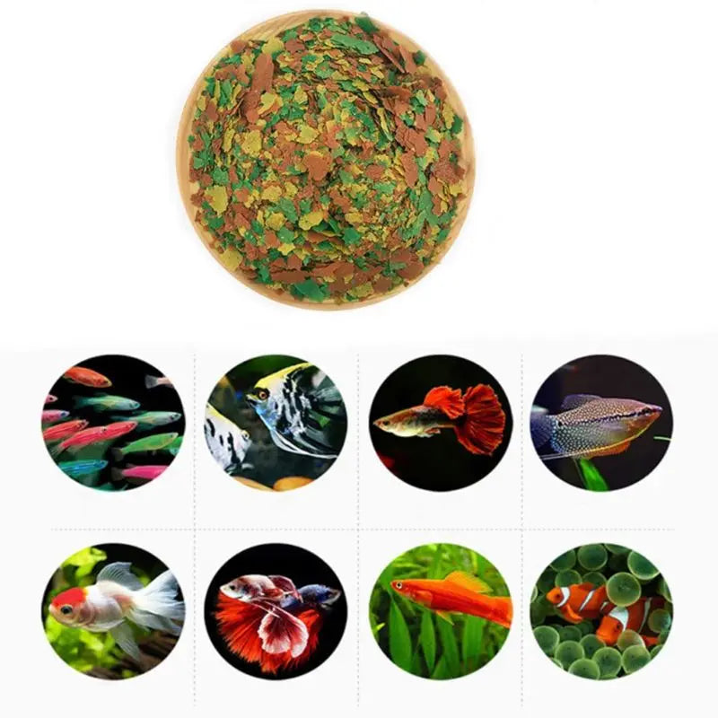 Tropical Fishes Goldfish Flake Pellet Feed